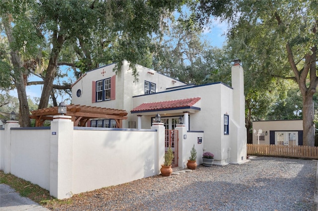 view of front of property