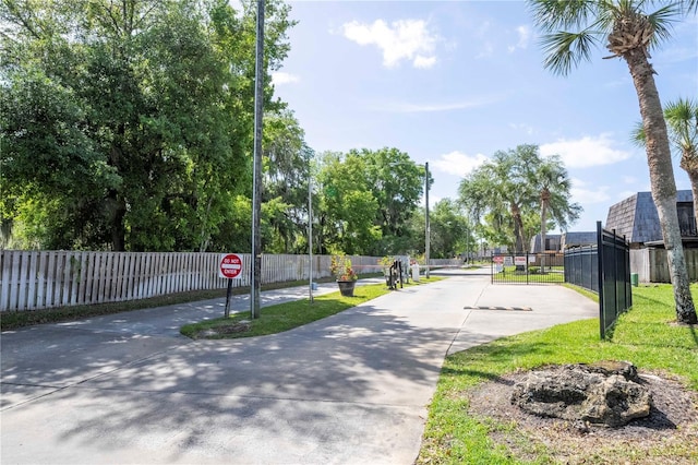 view of road