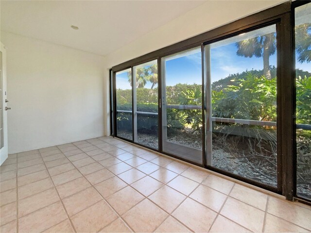 view of tiled empty room