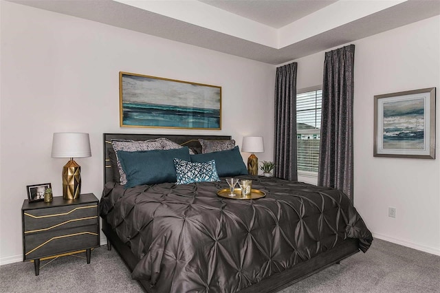 bedroom featuring carpet flooring