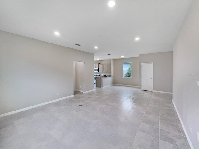 view of tiled empty room