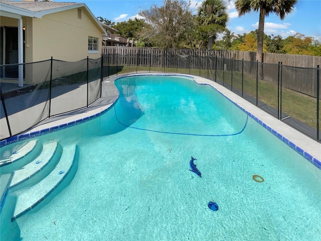 view of pool