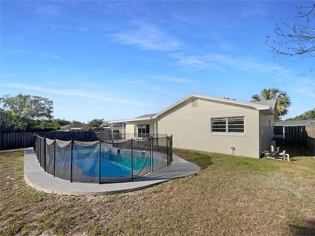 759 Little Wekiva Cir, Altamonte Springs, FL 32714 - view of pool featuring a fenced backyard, a yard, and a fenced in pool