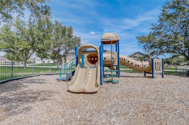 view of jungle gym