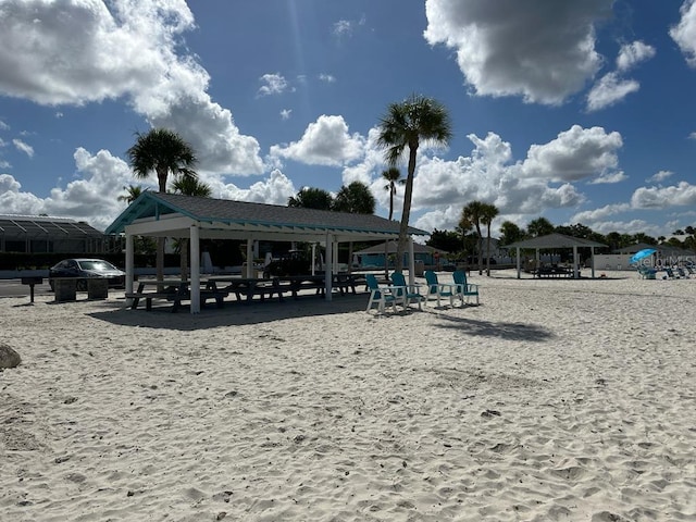 view of home's community with a gazebo