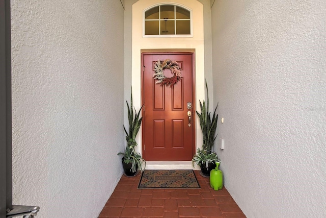 view of entrance to property