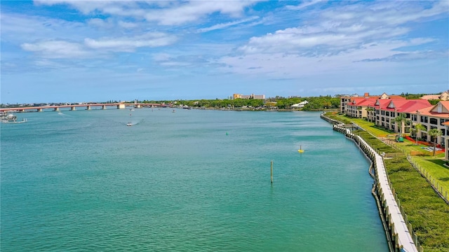 view of water view