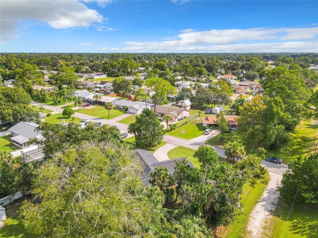 aerial view featuring a residential view