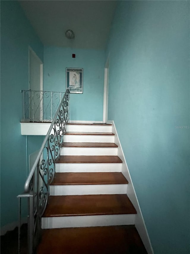 view of staircase