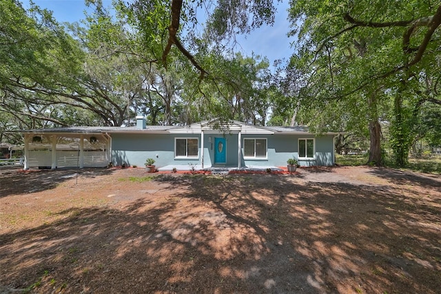 view of front of property