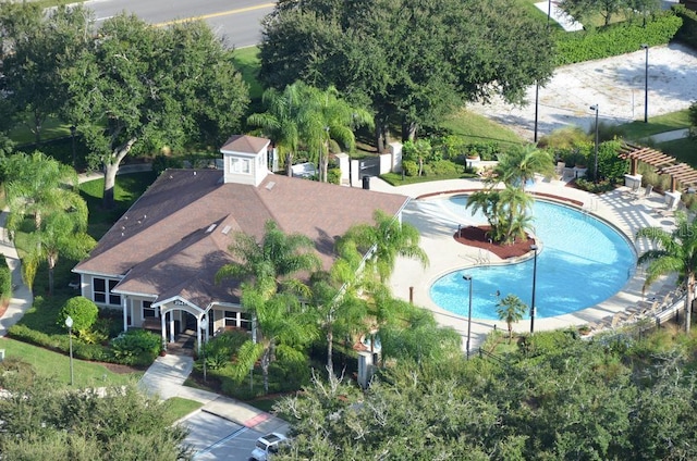 view of birds eye view of property