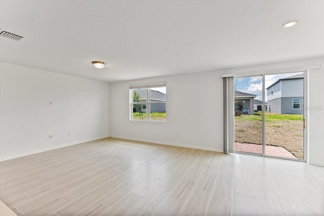 empty room with plenty of natural light