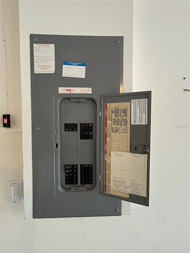 utilities featuring electric panel