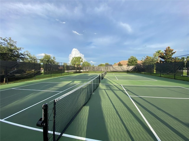 view of sport court