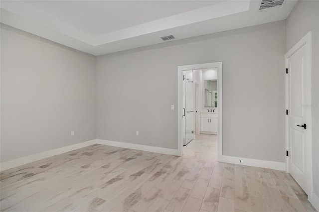 unfurnished bedroom with light hardwood / wood-style floors