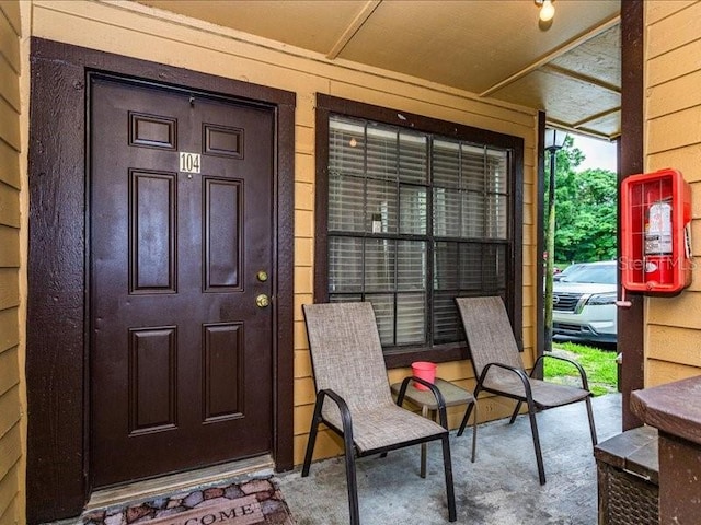 view of entrance to property