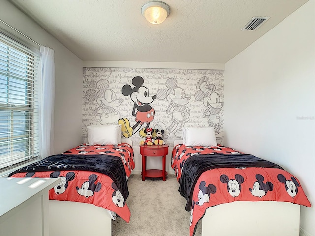 bedroom with carpet floors