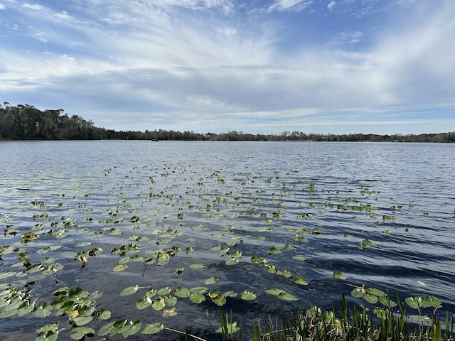 view of water feature