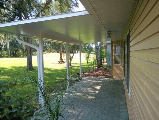 view of patio