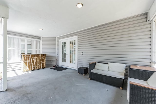 view of patio / terrace with french doors