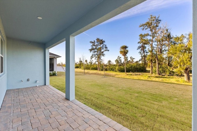 exterior space with a patio area