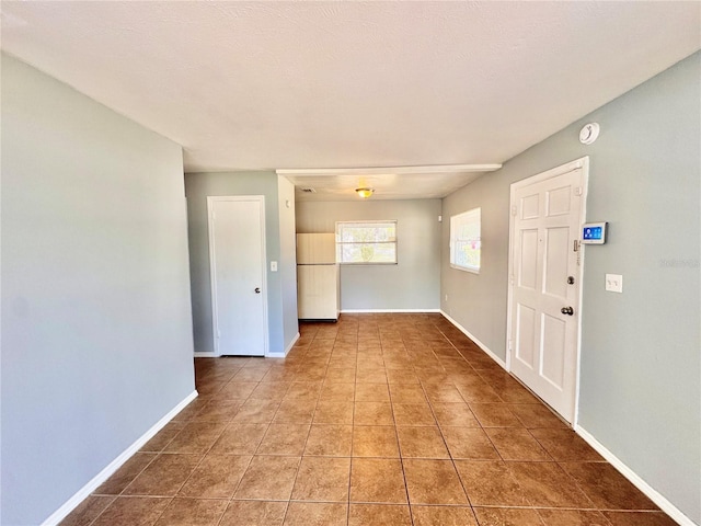 interior space with baseboards