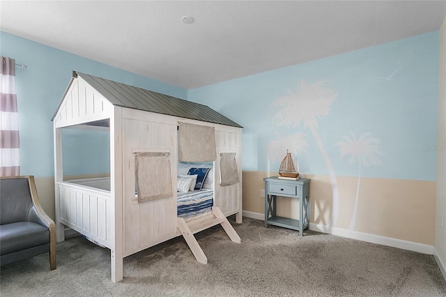 bedroom with carpet flooring