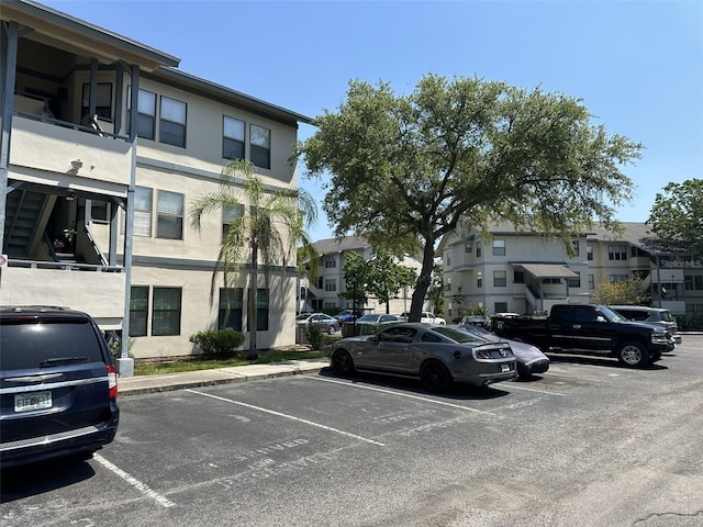 view of vehicle parking