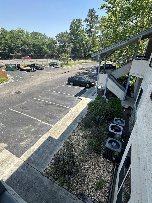 view of vehicle parking