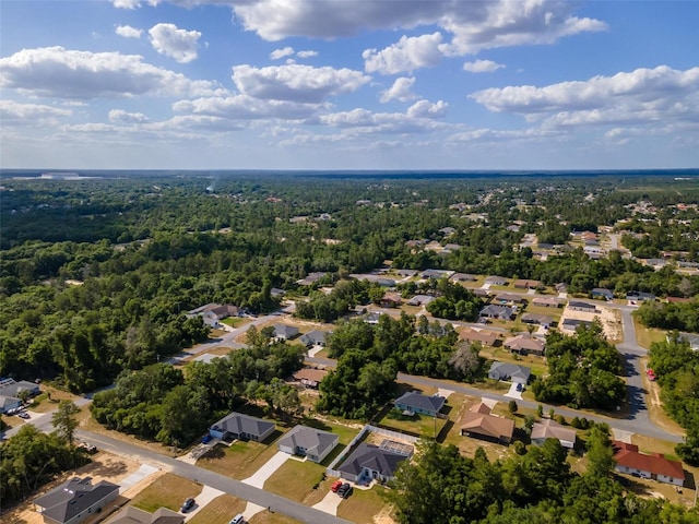 view of aerial view