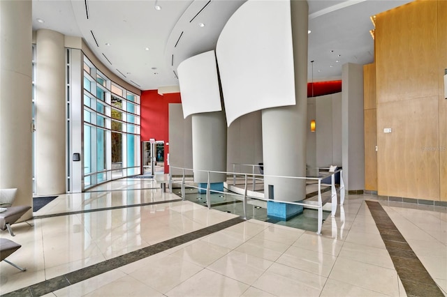 view of community lobby