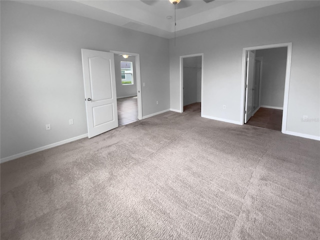 33083 Windelstraw Dr, Wesley Chapel, FL 33545 - unfurnished bedroom with a spacious closet, carpet flooring, and a closet