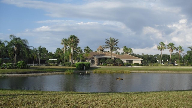 view of water feature