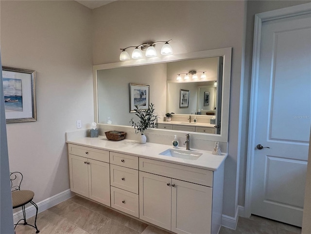 3962 Kennebunk Loop, Mount Dora, FL 32757 - bathroom featuring vanity and baseboards