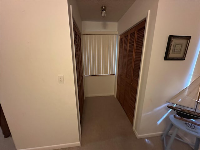 hall with baseboards