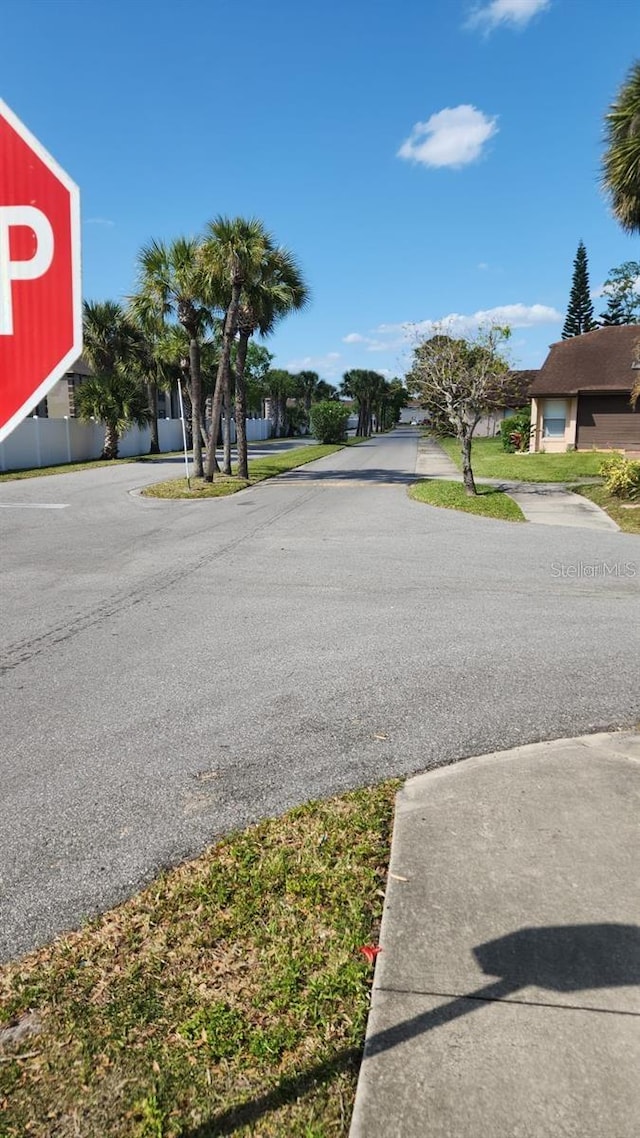 view of road