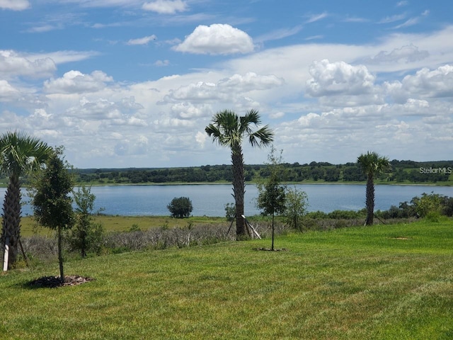 view of water feature