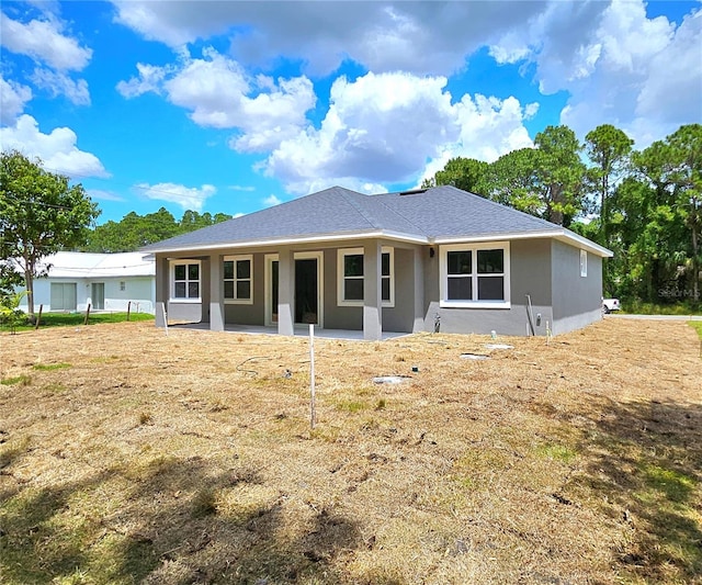 view of rear view of property