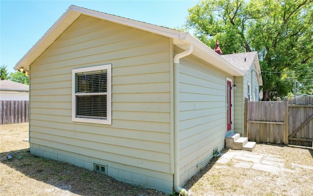 view of property exterior