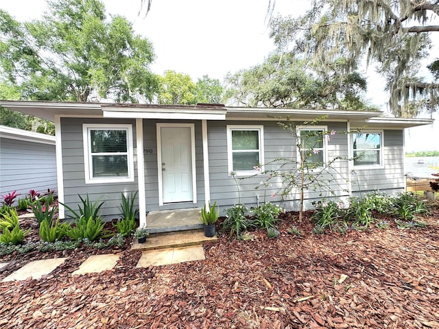 view of front of home