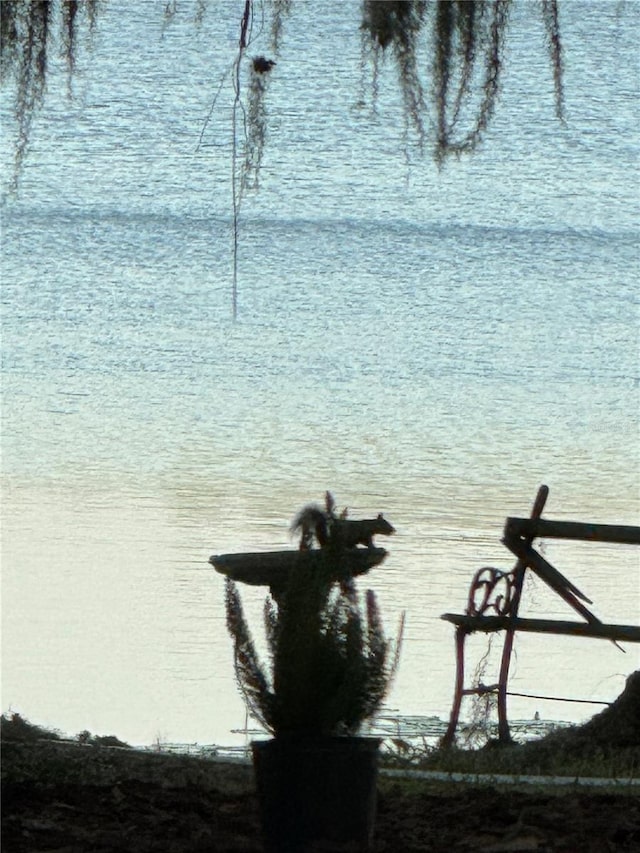 view of water feature