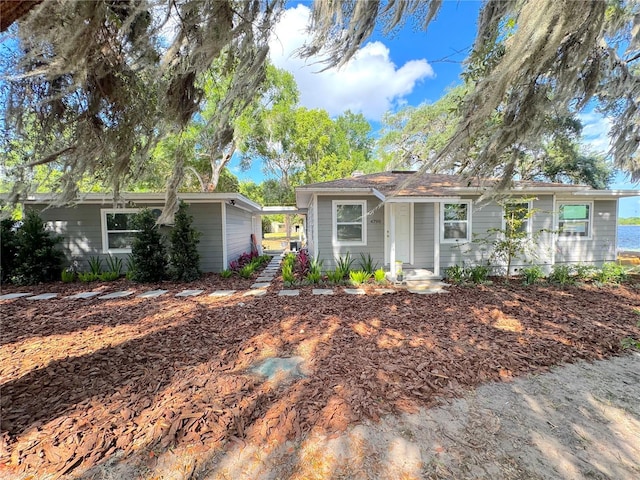 view of ranch-style home