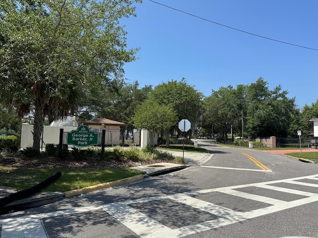 view of road