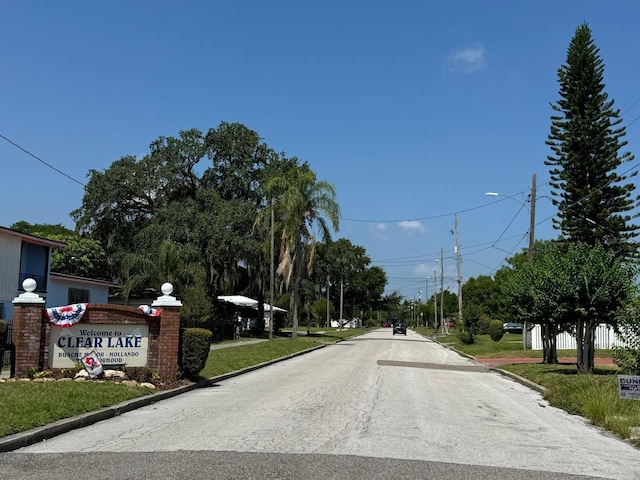 view of road