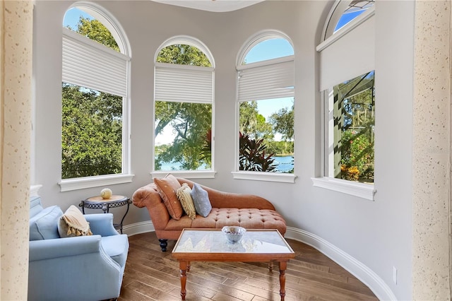 sunroom featuring plenty of natural light