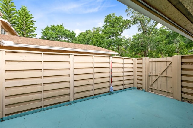 view of patio