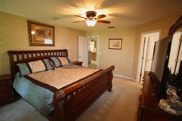 1201 Thornbury Ct, Winter Garden, FL 34787 - carpeted bedroom featuring ceiling fan and visible vents