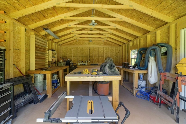 view of storage room