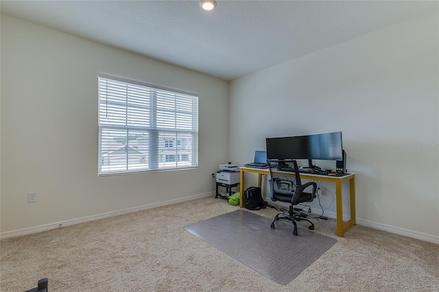 office with carpet