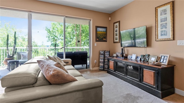 view of living room